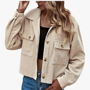 Tan Corduroy Men's Jacket